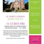 St. Mary's Church Basket Social