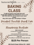Baking Class at Buttermilk Falls Inn & Spa