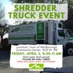 Marlboro Library's Annual Shredder Truck Event