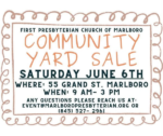 Community Yard Sale