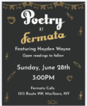 Poetry at Fermata Cafe