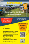Cancelled - Community Yard Sale & Flea Market